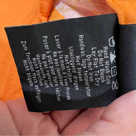 Harley-Davidson Vibrant Orange Hat with Winged Logo Rhinestones Adjustable Cap - Picture 7 of 8